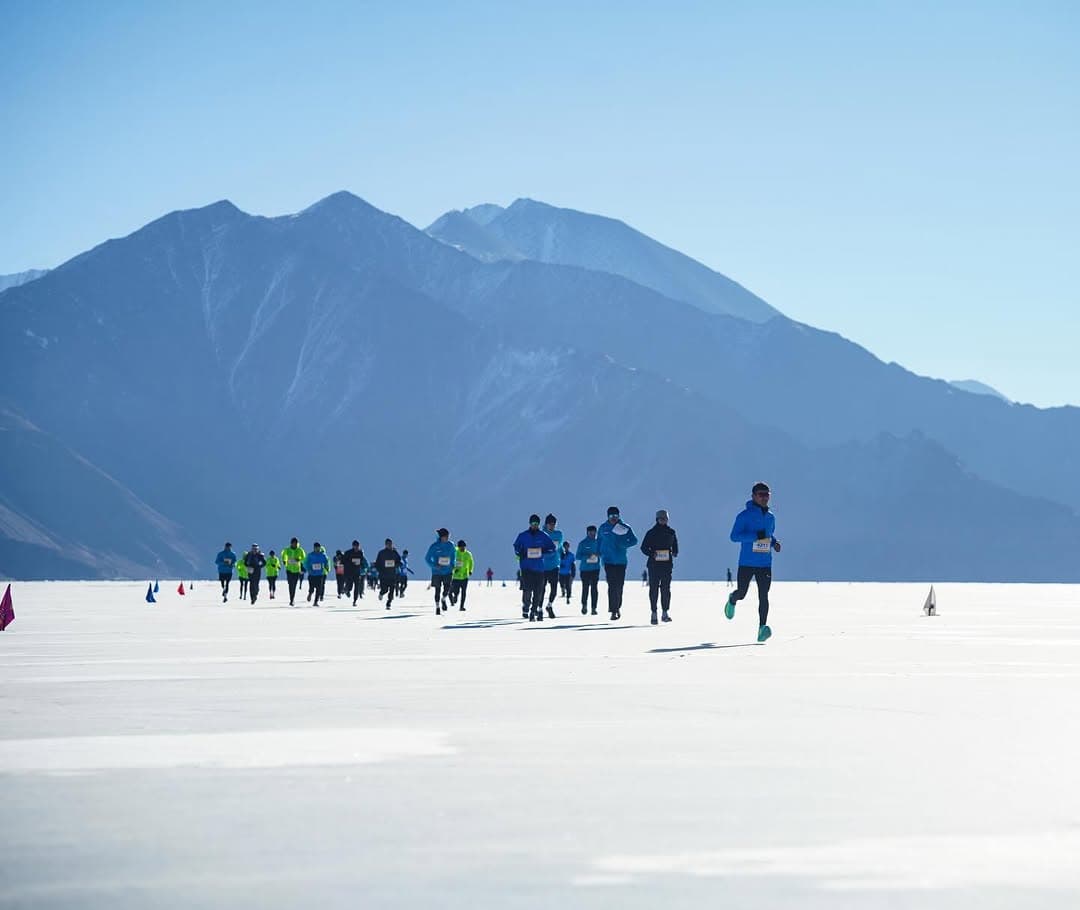 Pangong Frozen Lake Marathon - Run for Fun (5 Km)